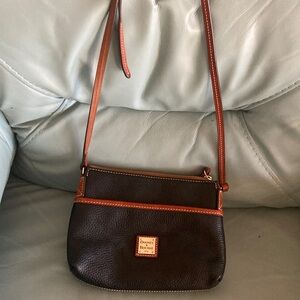 Dooney & Bourke black leather crossbody purse